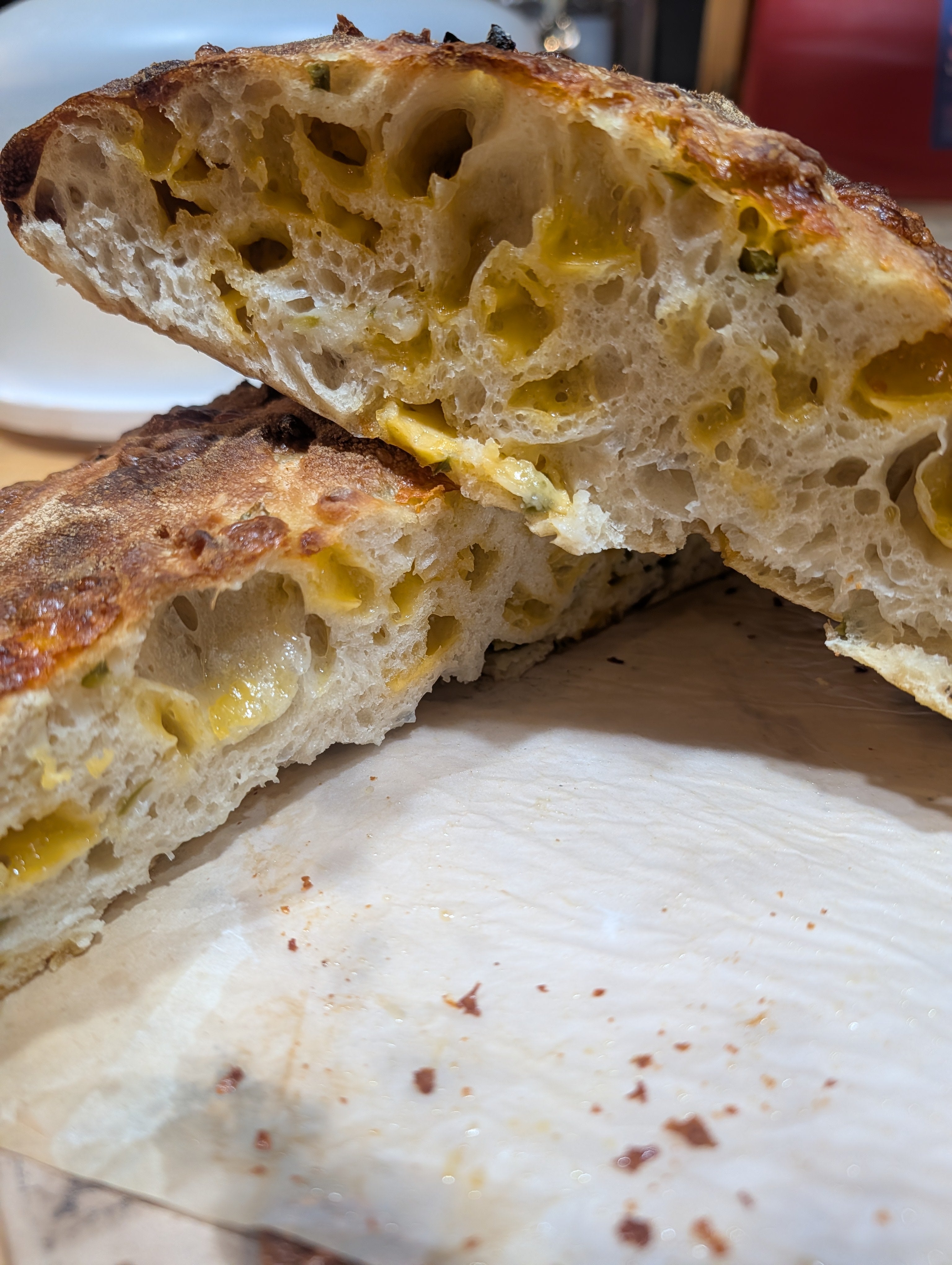 Jalapeno Heat Header Sourdough Loaf